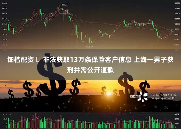 钿楷配资 ​非法获取13万条保险客户信息 上海一男子获刑并需公开道歉